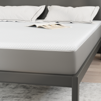 Produktbild för Memory foam madrass toppers for Vuxna Mjuk 160 x 200 cm Vit