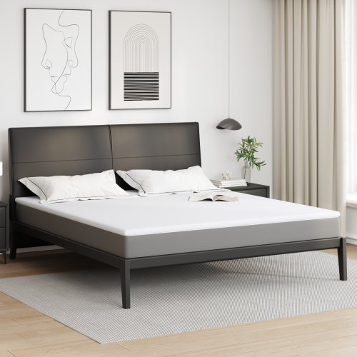 vidaXL Memory foam madrass toppers for Vuxna Mjuk 180 x 200 cm Vit