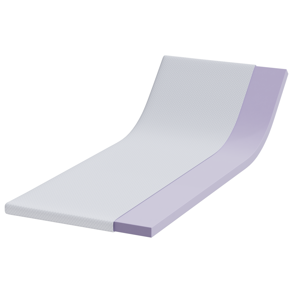 Produktbild för Memory foam madrass toppers for Vuxna Mjuk 80 x 200 cm Vit