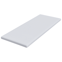 Produktbild för Memory foam madrass toppers for Vuxna Mjuk 80 x 200 cm Vit