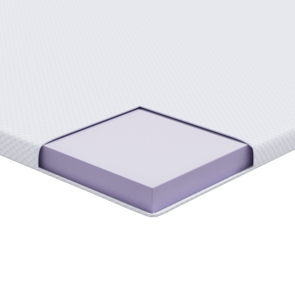 Produktbild för Memory foam madrass toppers for Vuxna Mjuk 90 x 190 cm Vit