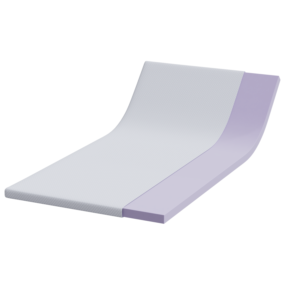 Produktbild för Memory foam madrass toppers for Vuxna Mjuk 90 x 200 cm Vit