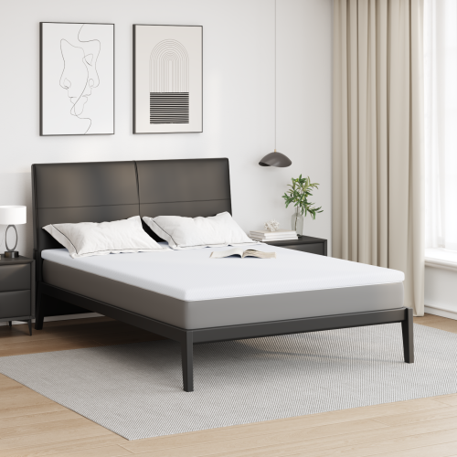 vidaXL Memory foam madrass toppers for Vuxna Mjuk 140 x 190 cm Vit