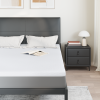 Produktbild för Memory foam madrass toppers for Vuxna Mjuk 140 x 200 cm Vit