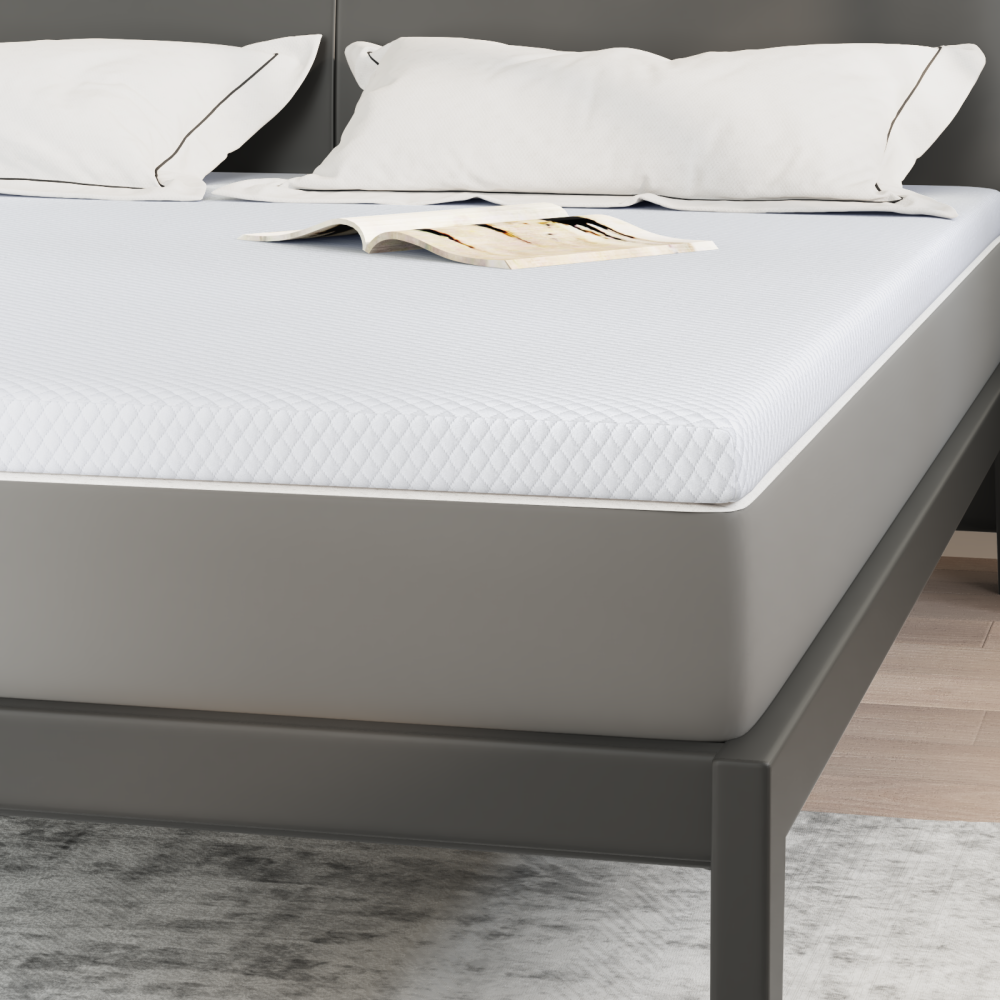 Produktbild för Memory foam madrass toppers for Vuxna Mjuk 180 x 200 cm Vit