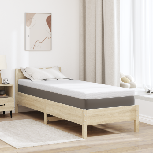 vidaXL Memory foam madrass toppers for Vuxna Mjuk 80 x 200 cm Vit