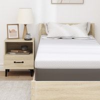Produktbild för Memory foam madrass toppers for Vuxna Mjuk 80 x 200 cm Vit