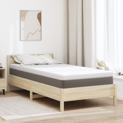 vidaXL Memory foam madrass toppers for Vuxna Mjuk 100 x 200 cm Vit
