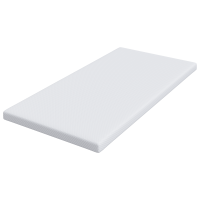 Produktbild för Memory foam madrass toppers for Vuxna Mjuk 120 x 200 cm Vit