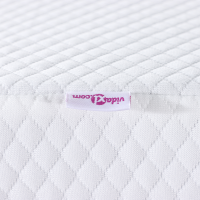 Produktbild för Memory foam madrass toppers for Vuxna Mjuk 120 x 200 cm Vit