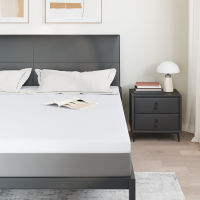 Produktbild för Memory foam madrass toppers for Vuxna Mjuk 180 x 200 cm Vit