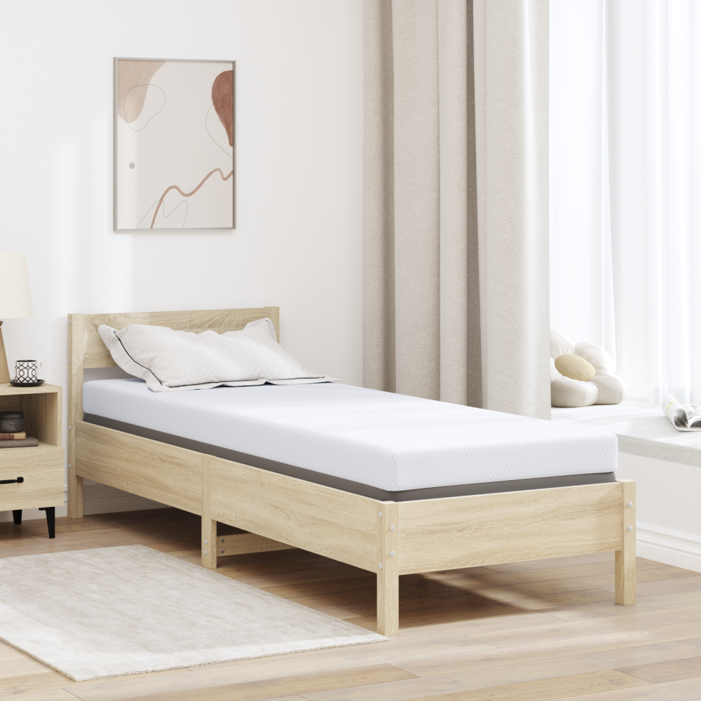 Produktbild för Memory foam madrass toppers for Vuxna Mjuk 80 x 200 cm Vit