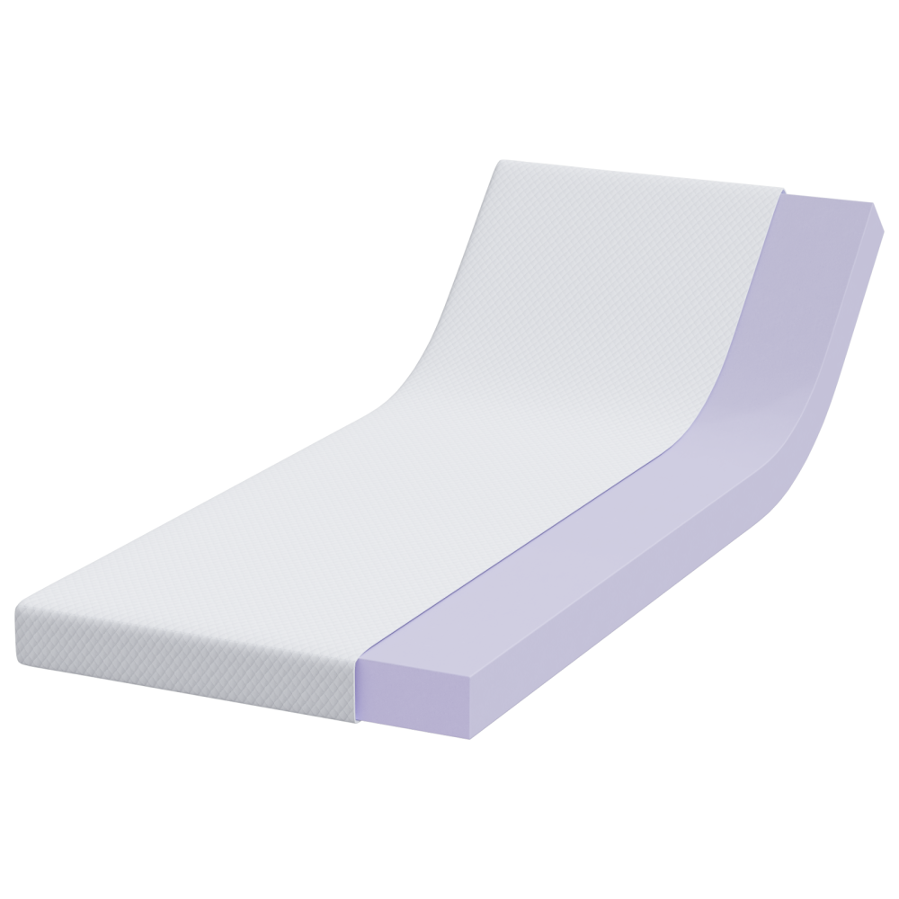 Produktbild för Memory foam madrass toppers for Vuxna Mjuk 80 x 200 cm Vit