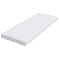 Produktbild för Memory foam madrass toppers for Vuxna Mjuk 80 x 200 cm Vit