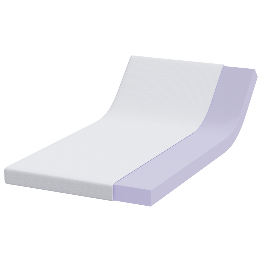 Produktbild för Memory foam madrass toppers for Vuxna Mjuk 90 x 200 cm Vit