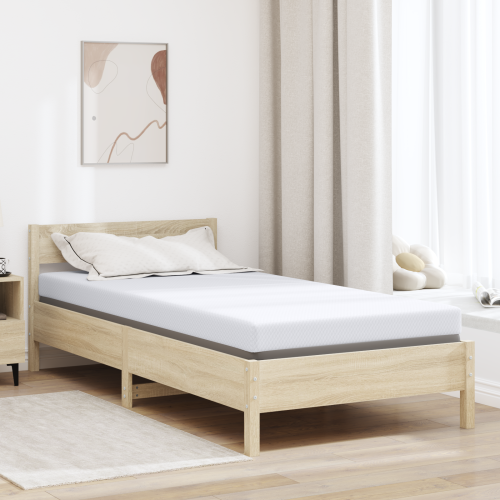 vidaXL Memory foam madrass toppers for Vuxna Mjuk 120 x 200 cm Vit