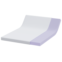 Produktbild för Memory foam madrass toppers for Vuxna Mjuk 140 x 200 cm Vit