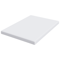 Produktbild för Memory foam madrass toppers for Vuxna Mjuk 140 x 200 cm Vit
