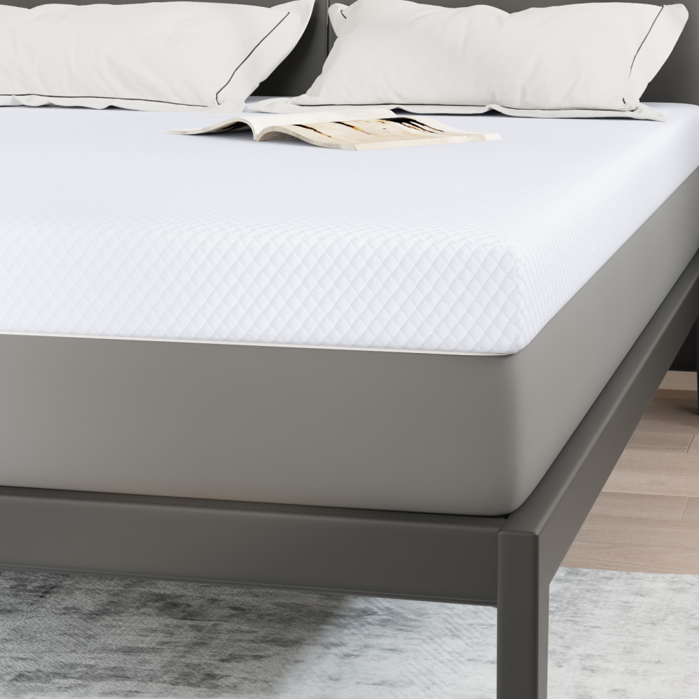 Produktbild för Memory foam madrass toppers for Vuxna Mjuk 140 x 200 cm Vit