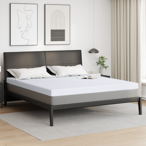 vidaXL Memory foam madrass toppers for Vuxna Mjuk 180 x 200 cm Vit