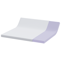 Produktbild för Memory foam madrass toppers for Vuxna Mjuk 180 x 200 cm Vit