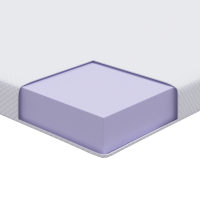 Produktbild för Memory foam madrass toppers for Vuxna Mjuk 200 x 200 cm Vit