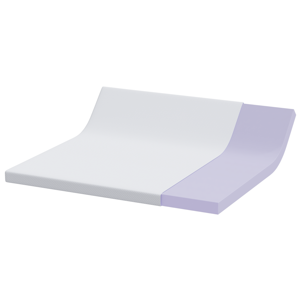 Produktbild för Memory foam madrass toppers for Vuxna Mjuk 200 x 200 cm Vit