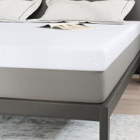 Produktbild för Memory foam madrass toppers for Vuxna Mjuk 200 x 200 cm Vit