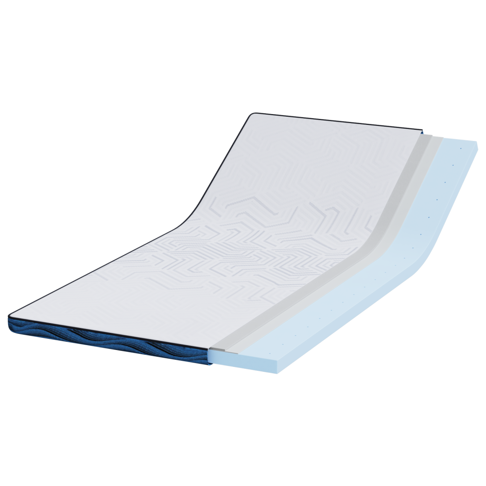 Produktbild för Madrasskydd Vit 90 x 200 cm Jacquardtyg