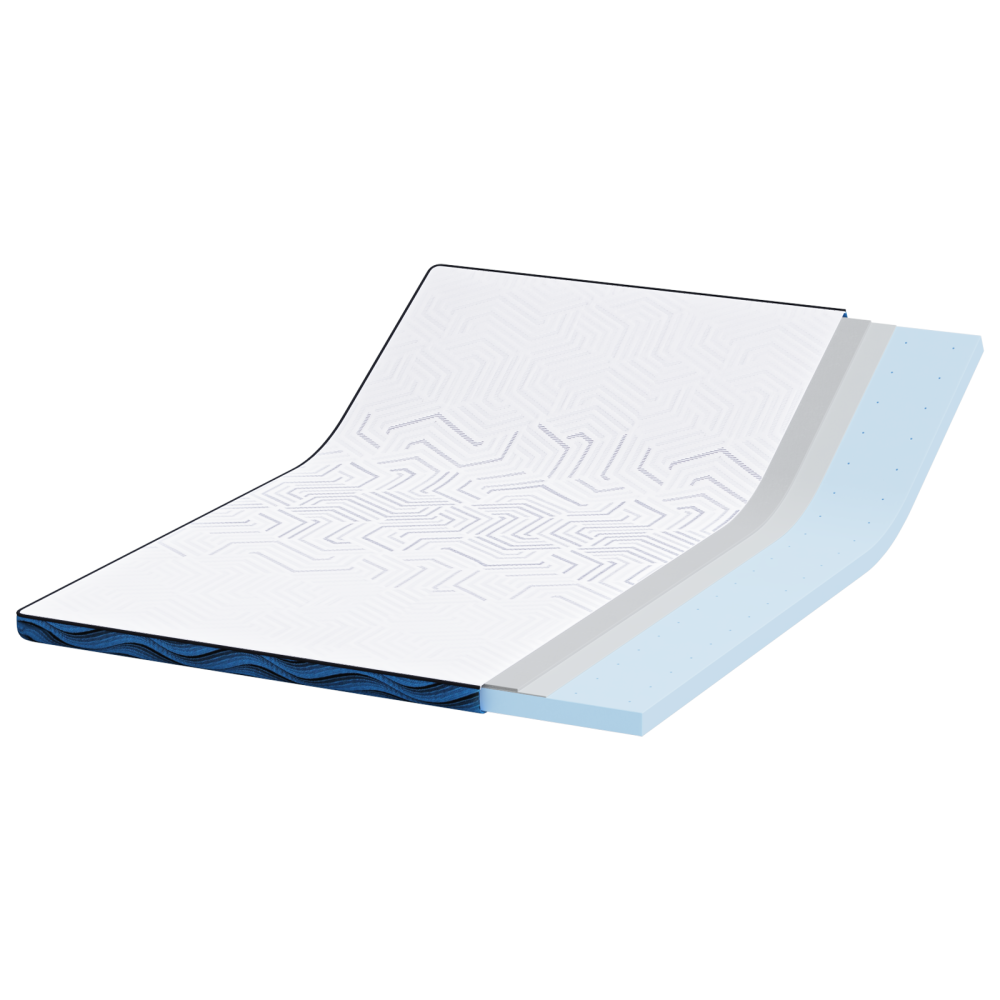 Produktbild för Madrasskydd Vit 140 x 200 cm Jacquardtyg