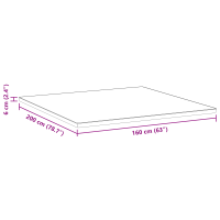 Produktbild för Madrasskydd Vit 160 x 200 cm Jacquardtyg