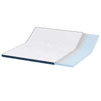 Produktbild för Madrasskydd Vit 180 x 200 cm Jacquardtyg
