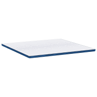 Produktbild för Madrasskydd Vit 180 x 200 cm Jacquardtyg