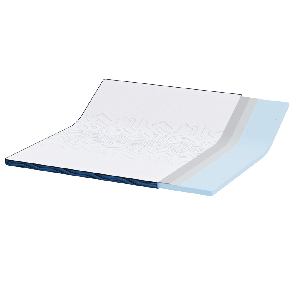 Produktbild för Madrasskydd Vit 200 x 200 cm Jacquardtyg
