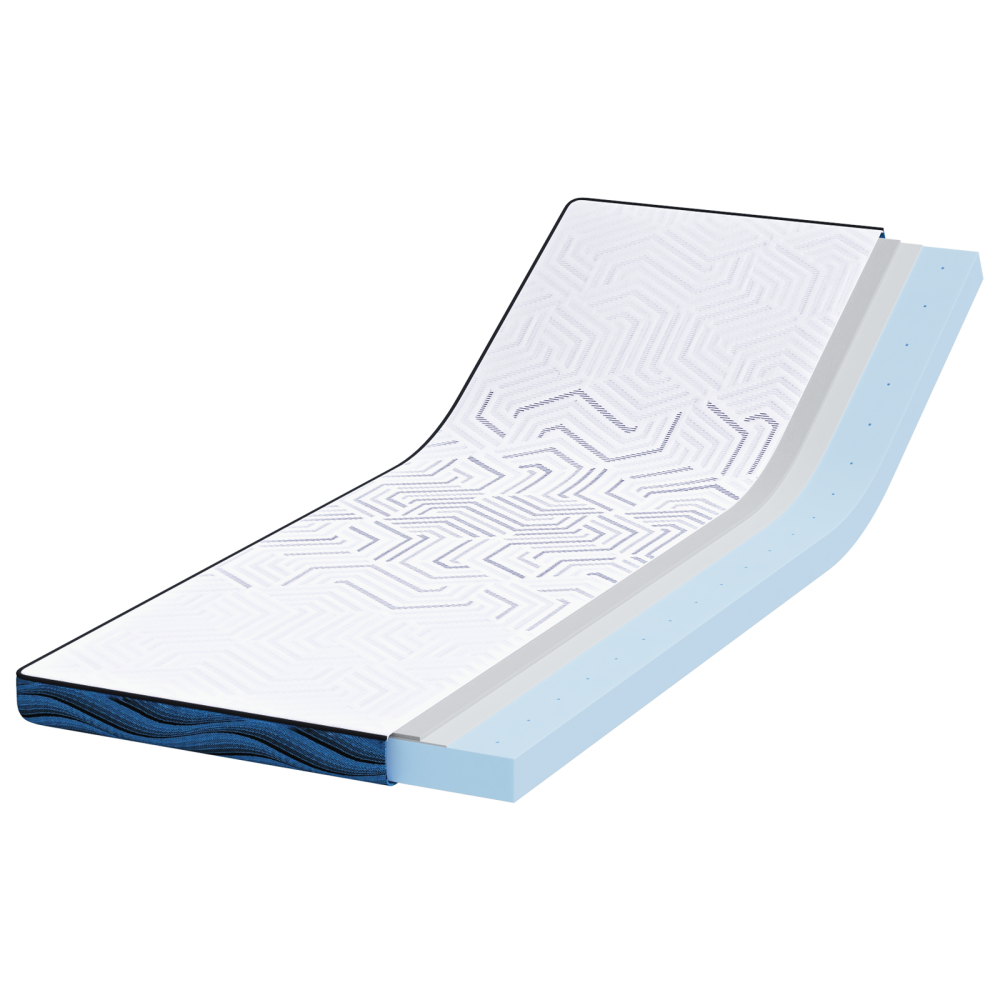 Produktbild för Madrasskydd Vit 80 x 200 cm Jacquardtyg
