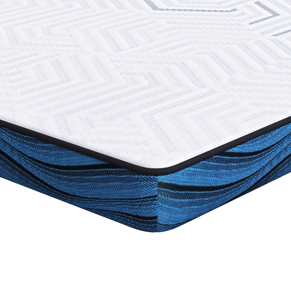 Produktbild för Madrasskydd Vit 140 x 200 cm Jacquardtyg