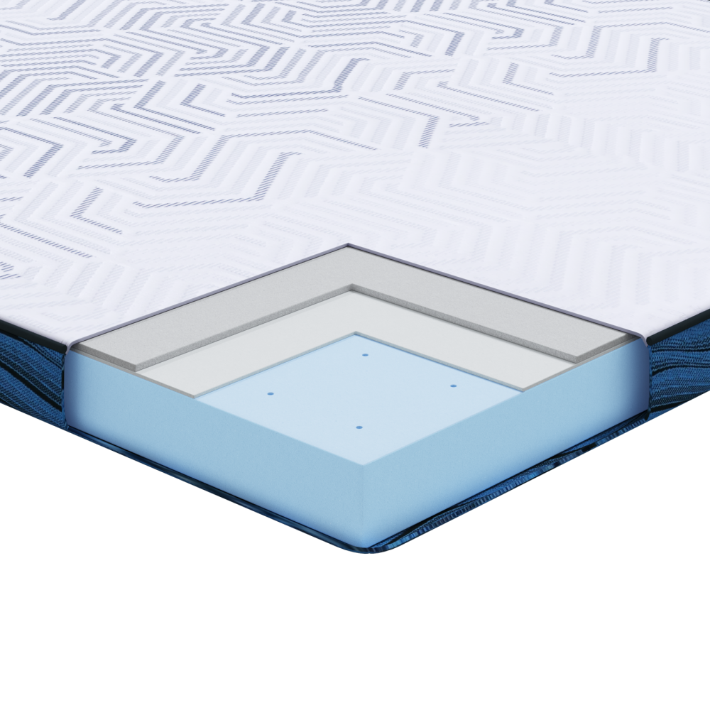 Produktbild för Madrasskydd Vit 180 x 200 cm Jacquardtyg