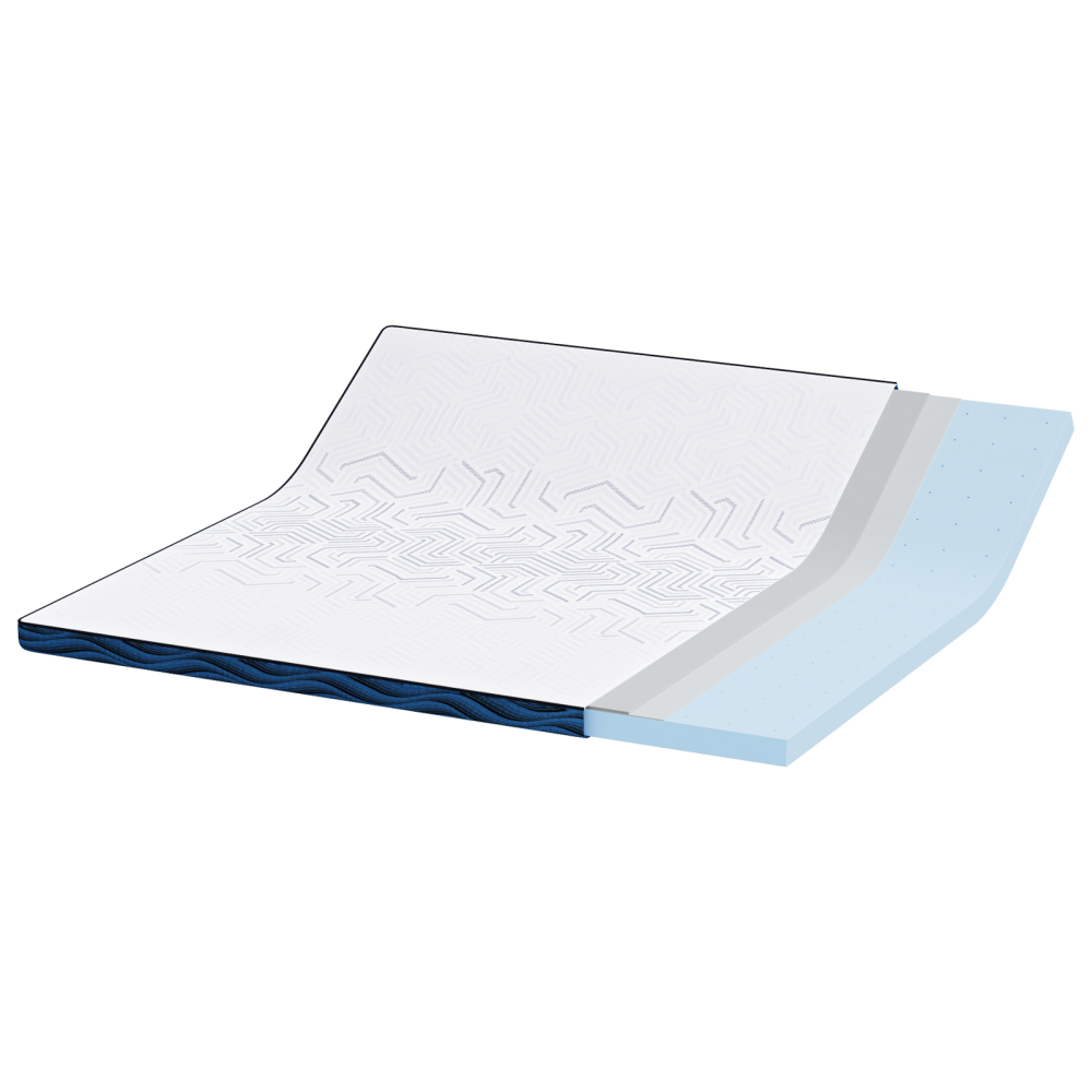 Produktbild för Madrasskydd Vit 200 x 200 cm Jacquardtyg
