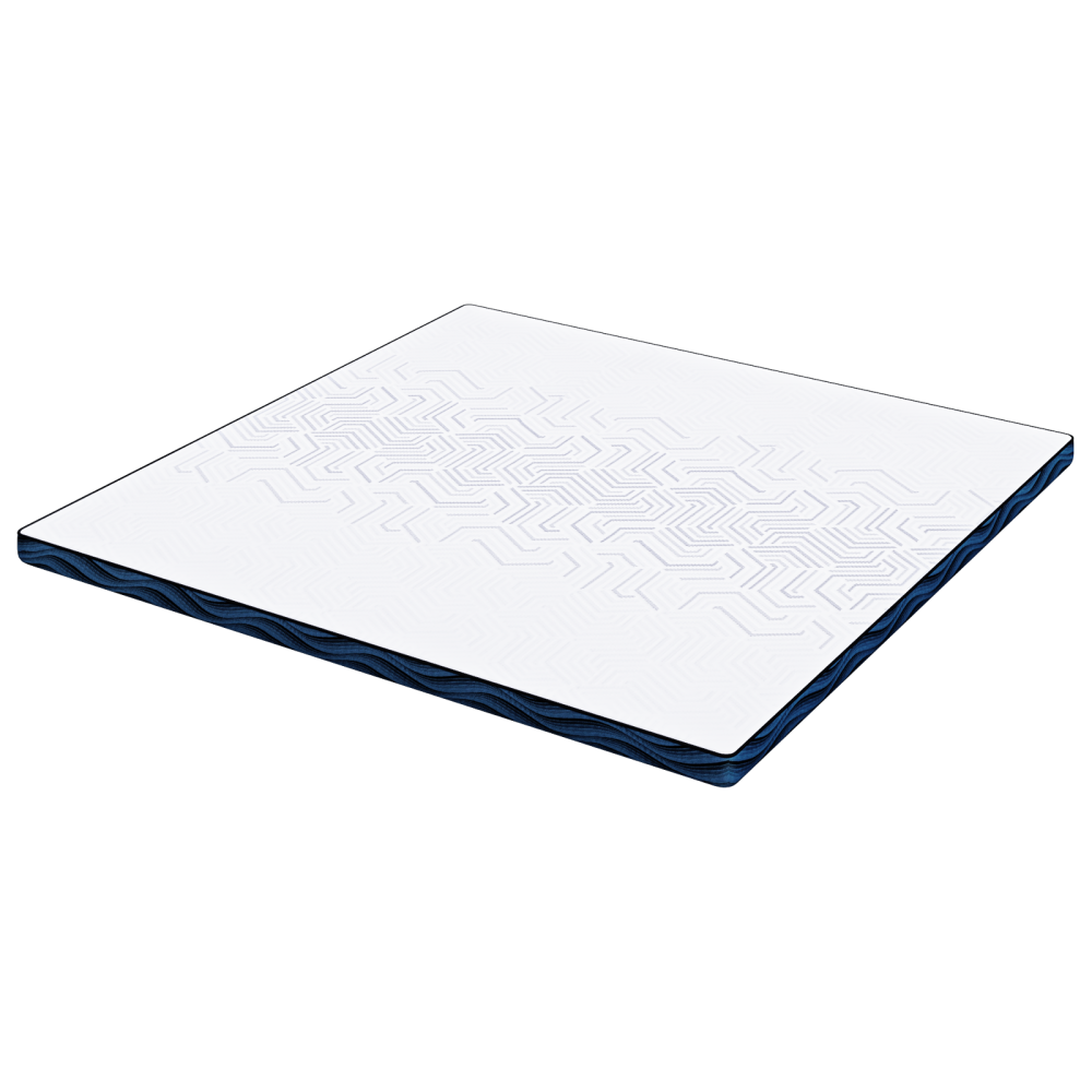 Produktbild för Madrasskydd Vit 200 x 200 cm Jacquardtyg