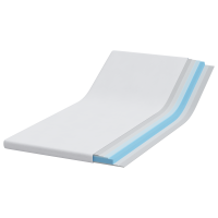 Produktbild för Madrasskydd Vit 120 x 200 cm Jacquardtyg