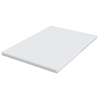 Produktbild för Madrasskydd Vit 140 x 190 cm Jacquardtyg