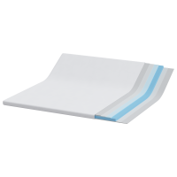 Produktbild för Madrasskydd Vit 180 x 200 cm Jacquardtyg