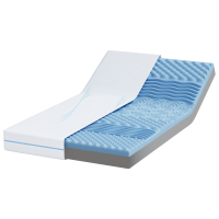 Produktbild för Madrass Medium fast 120 x 200 cm Vit
