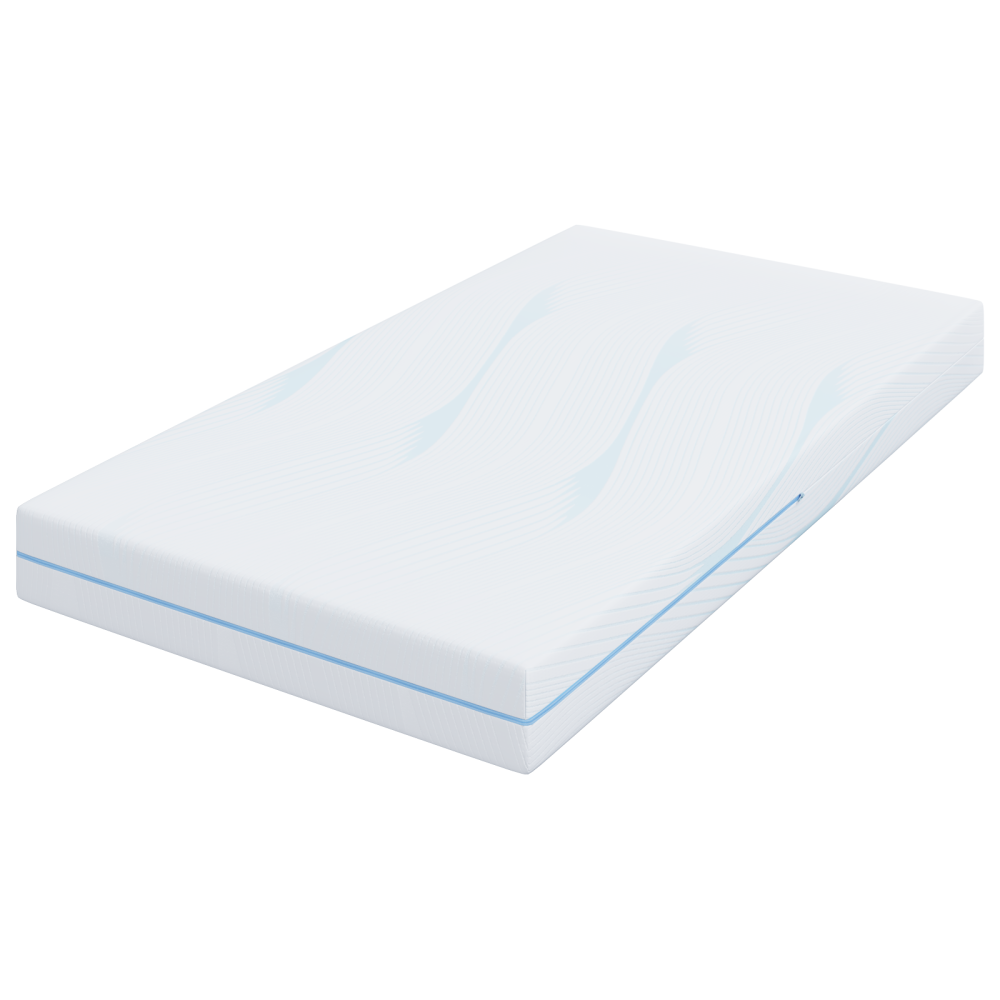 Produktbild för Madrass Medium fast 120 x 200 cm Vit