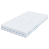 Produktbild för Madrass Medium fast 120 x 200 cm Vit