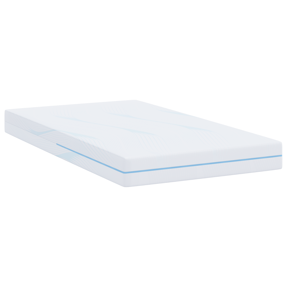Produktbild för Madrass Medium fast 120 x 200 cm Vit
