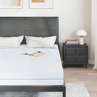 Produktbild för Madrass Medium fast 140 x 190 cm Vit