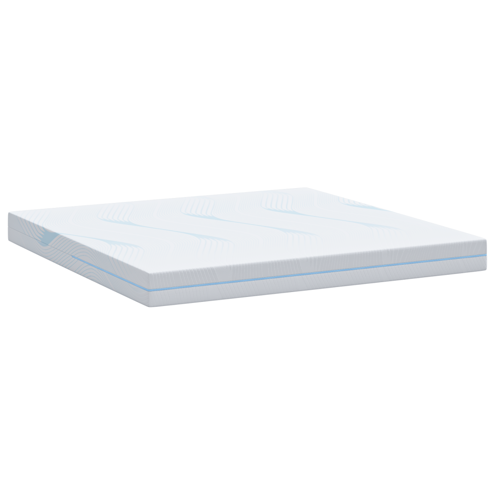 Produktbild för Madrass Medium fast 200 x 200 cm Vit