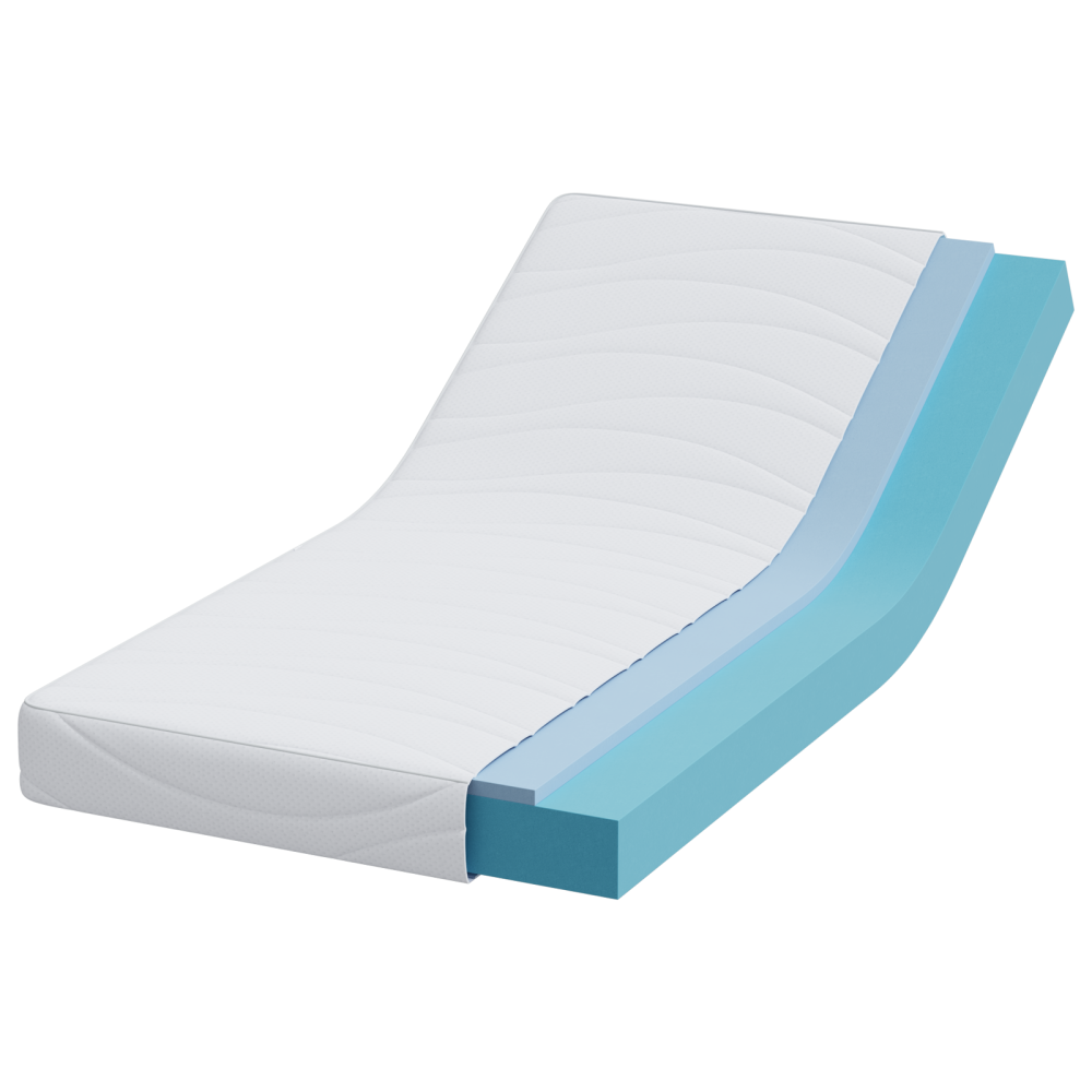 Produktbild för Madrass Vit 80 x 160 cm Jacquardtyg