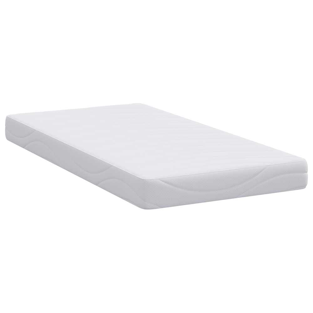 Produktbild för Madrass Vit 80 x 160 cm Jacquardtyg